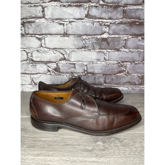 Allen Edmonds Burton Brown Leather Oxfords Dress Shoes Men Sz 10.5D US/44EU